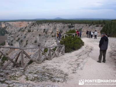 Mirador de la Galiana - Senderismo Cañón del Río Lobos - vistas senderistas; viajes trekking